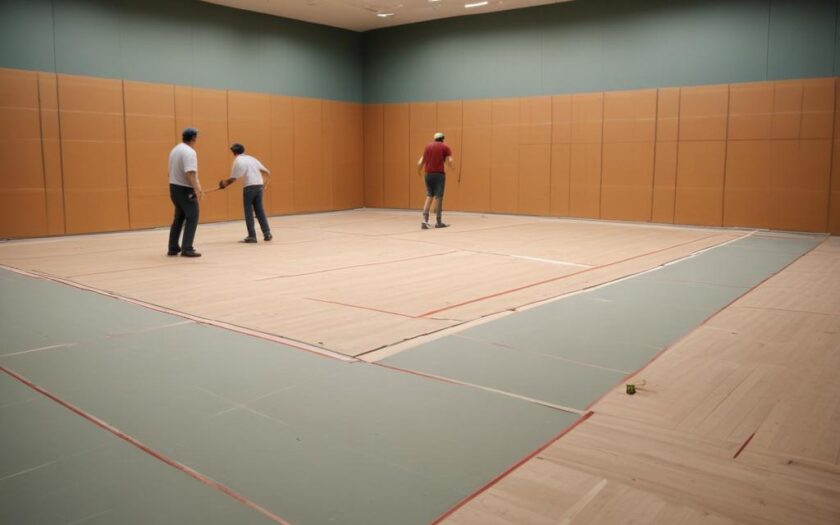 Строительство сквош кортов: требования к спортивным линиям