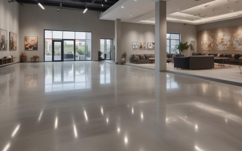 Цена за квадратный метр бетонных полов с топпингом под ключ