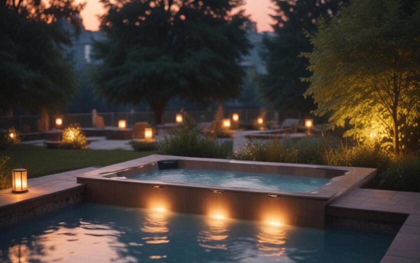 Уличные бассейны с гидромассажем и функцией подогрева